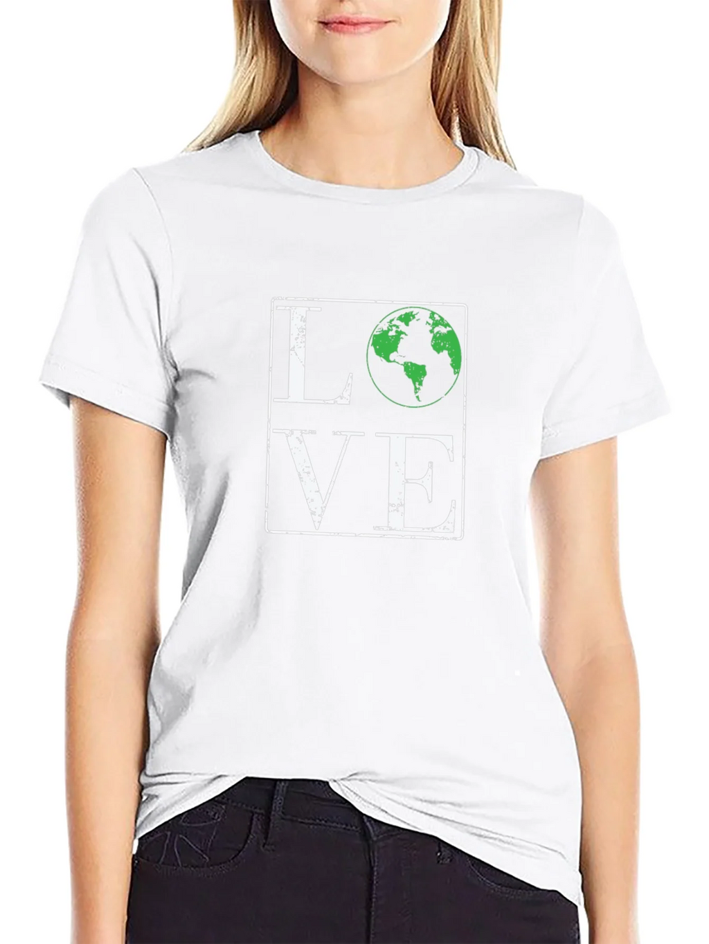 Love Earth Graphic Tee - Black product image 6