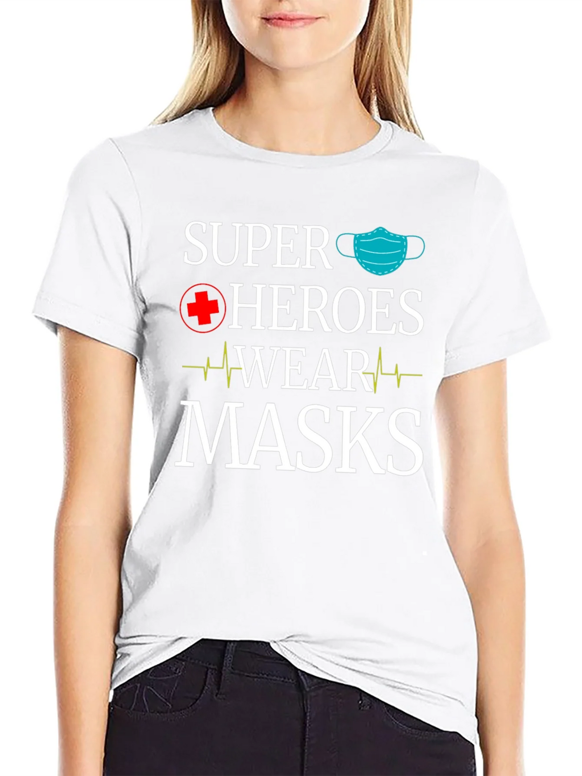 Super Heroes Wear Masks T-Shirt product image 8