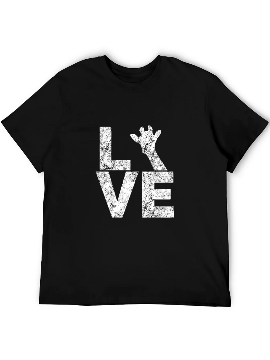 Love Giraffe Graphic Tee - Unisex Black T-Shirt product image 5
