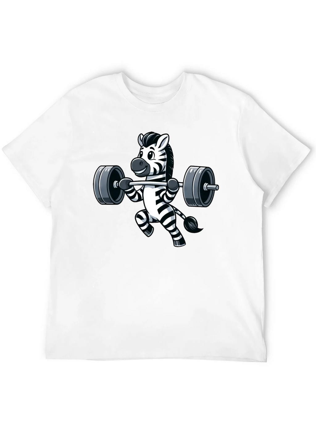 Weightlifting Zebra Graphic Tee - Black product image 6