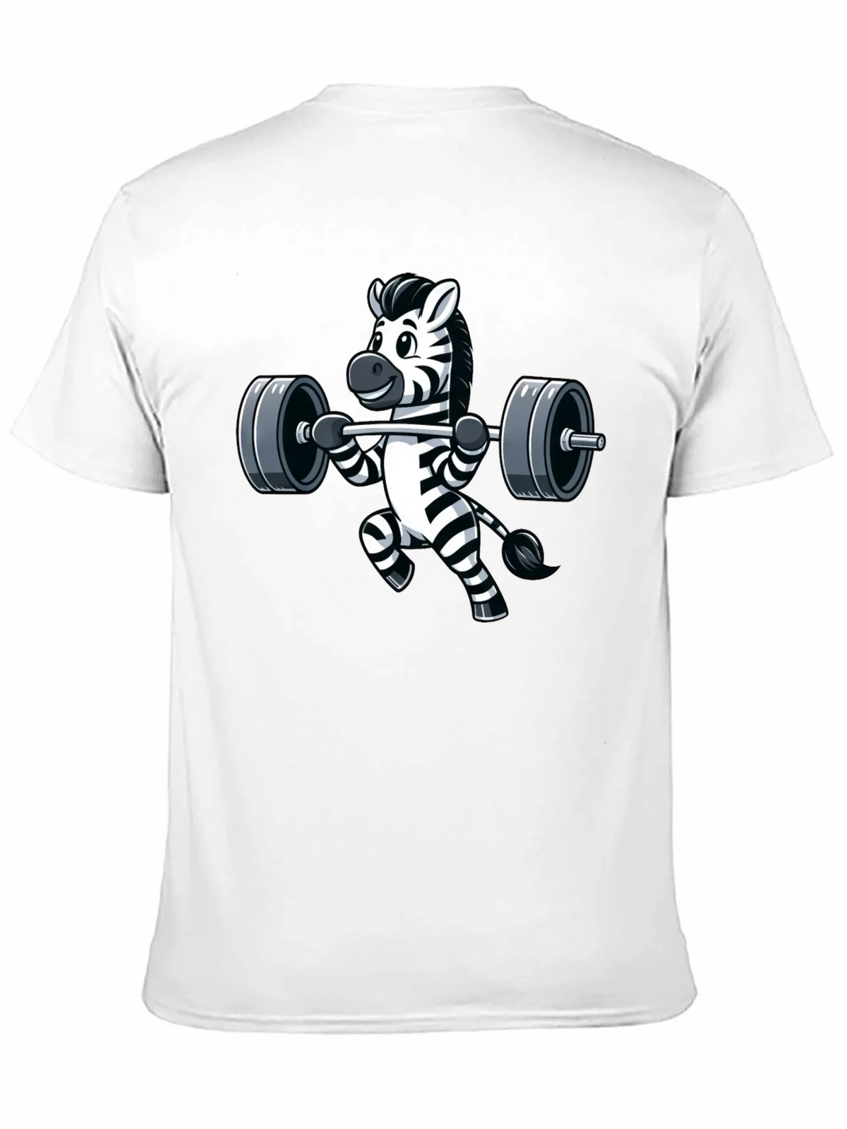 Weightlifting Zebra Graphic Tee - Black product image 5