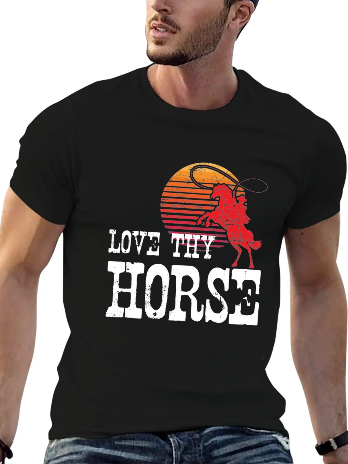 Love Thy Horse Graphic Tee - Western Style T-Shirt product image 6