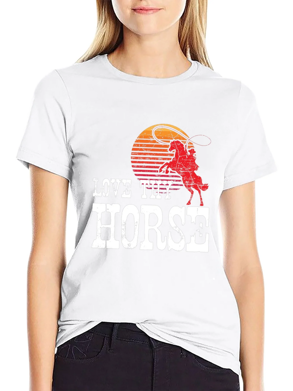 Love Thy Horse Graphic Tee - Western Style T-Shirt product image 8