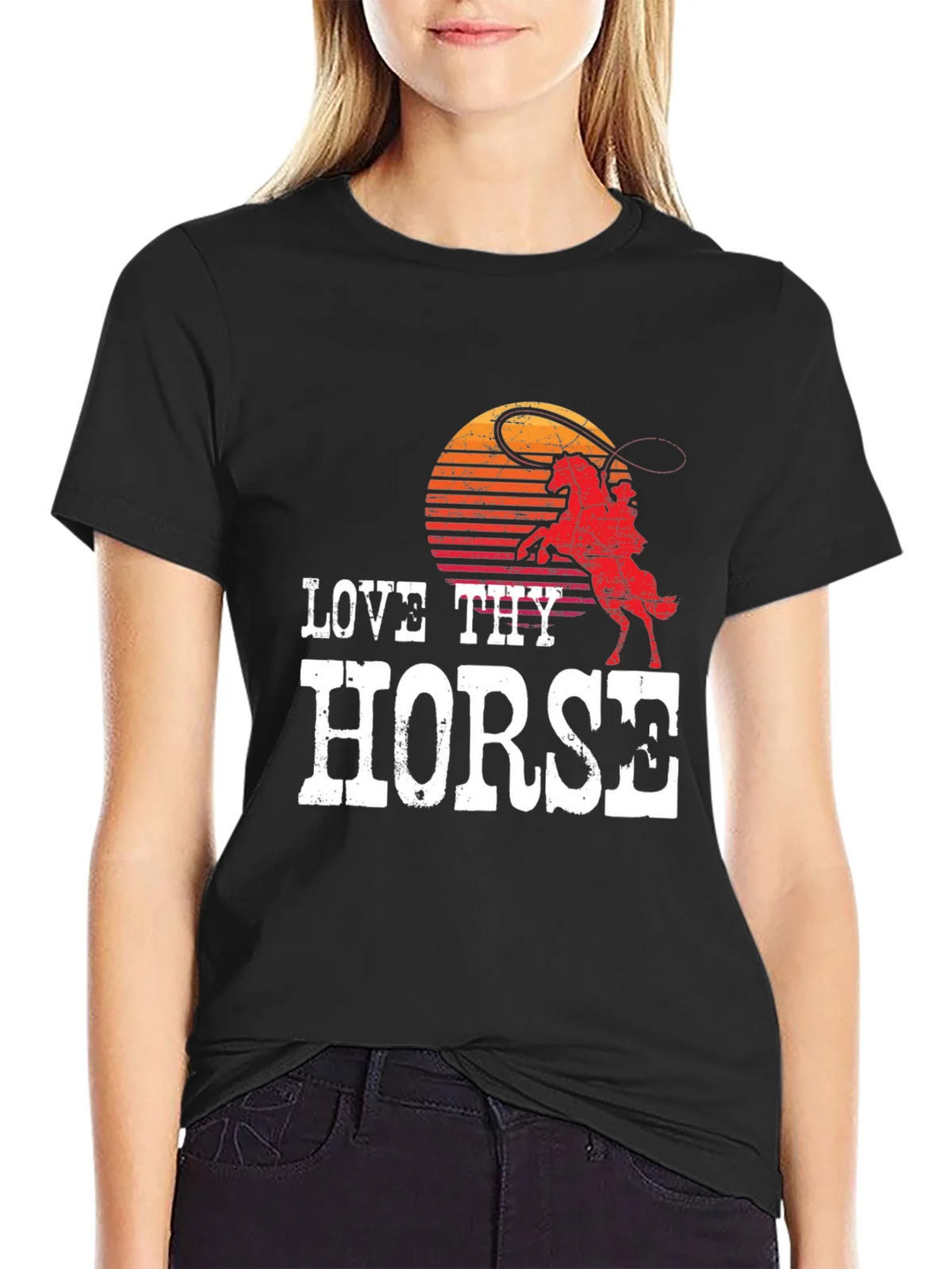 Love Thy Horse Graphic Tee - Western Style T-Shirt product image 2