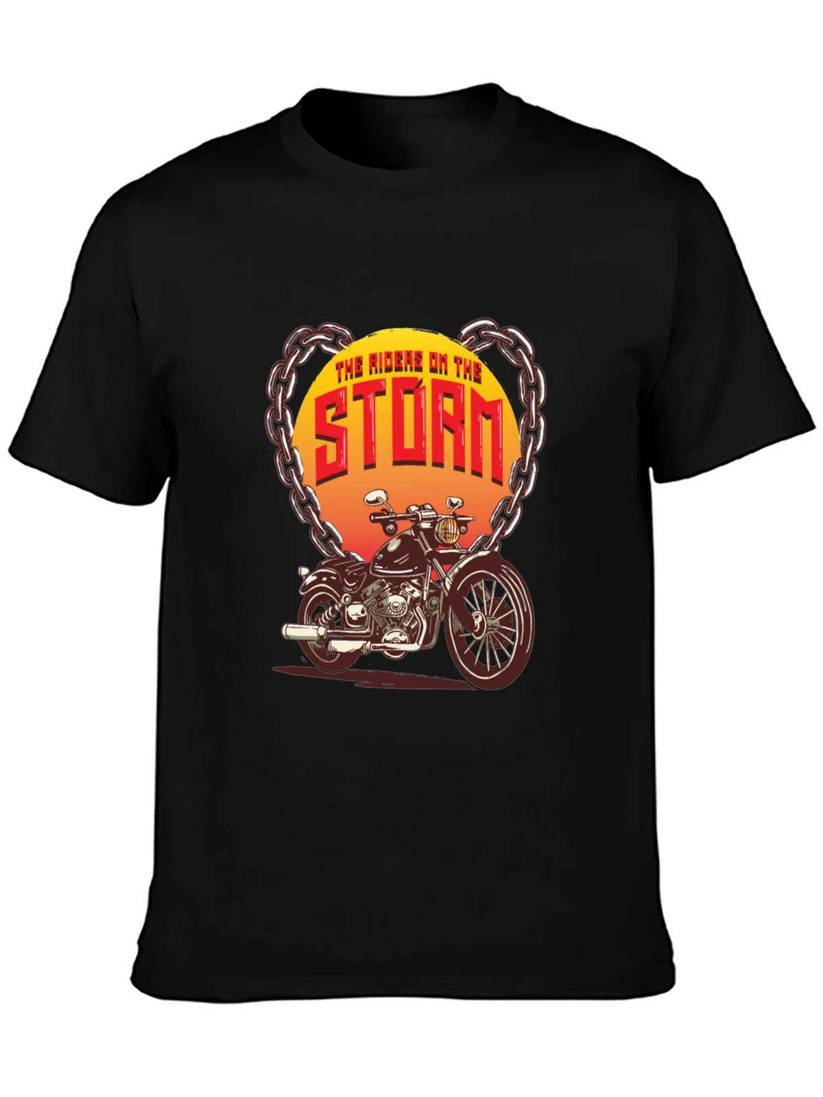 The Riders on Storm Motorcycle T-Shirt product image 3