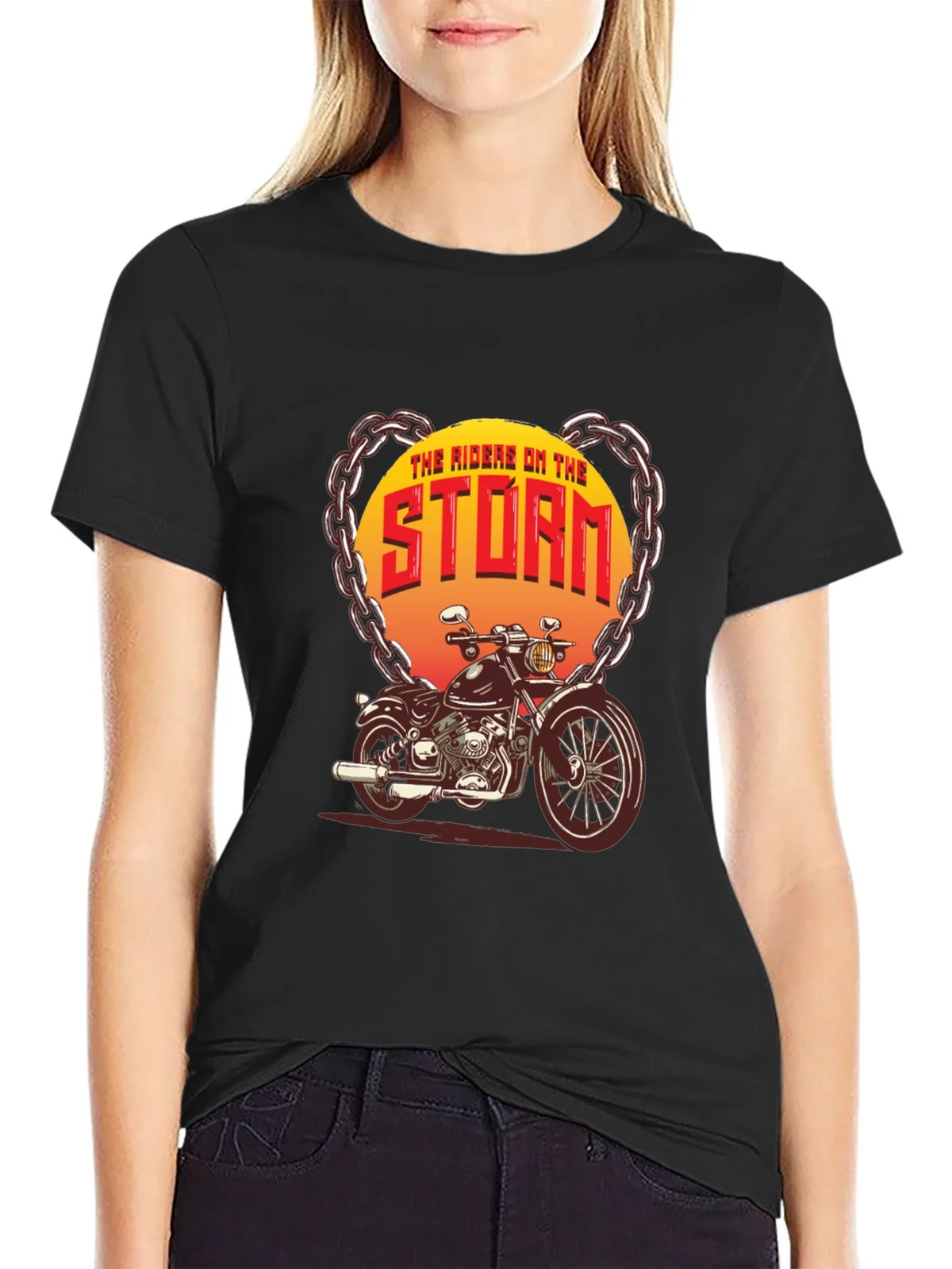The Riders on Storm Motorcycle T-Shirt product image 2