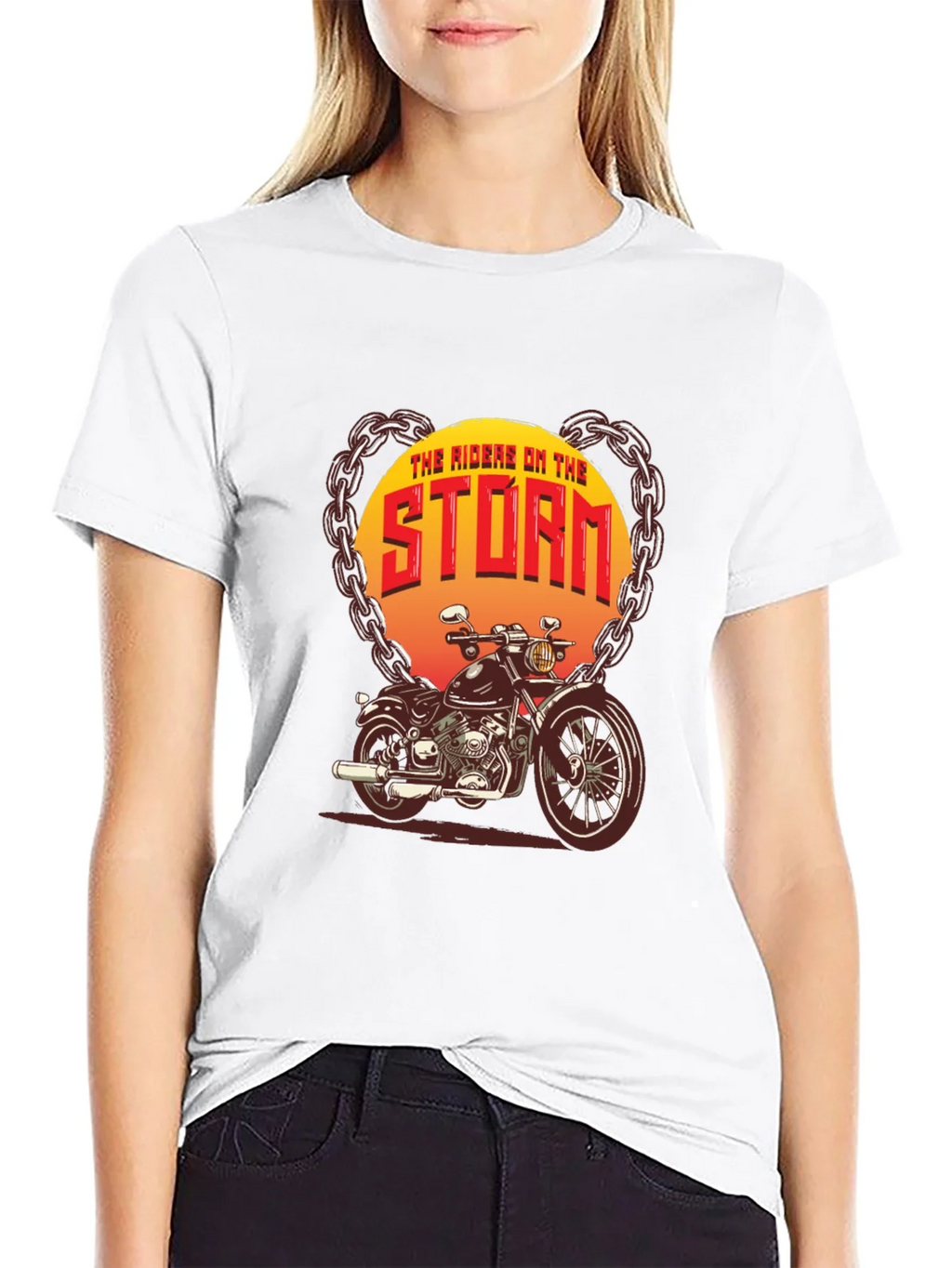 The Riders on Storm Motorcycle T-Shirt product image 8