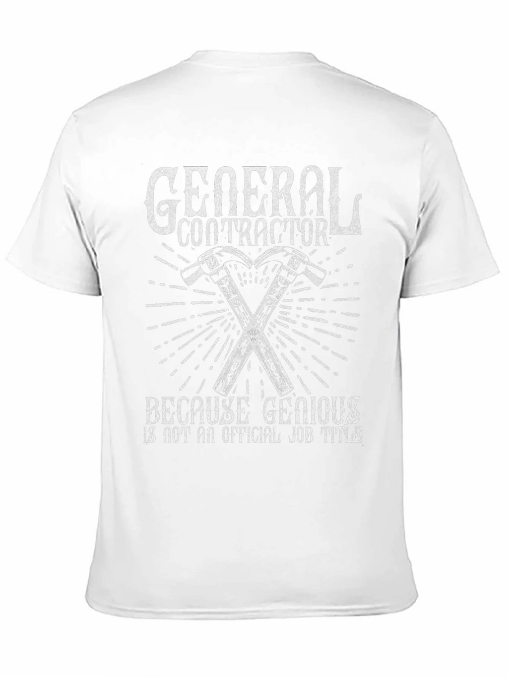 General Contractor T-Shirt - Funny Construction Worker Tee product image 10