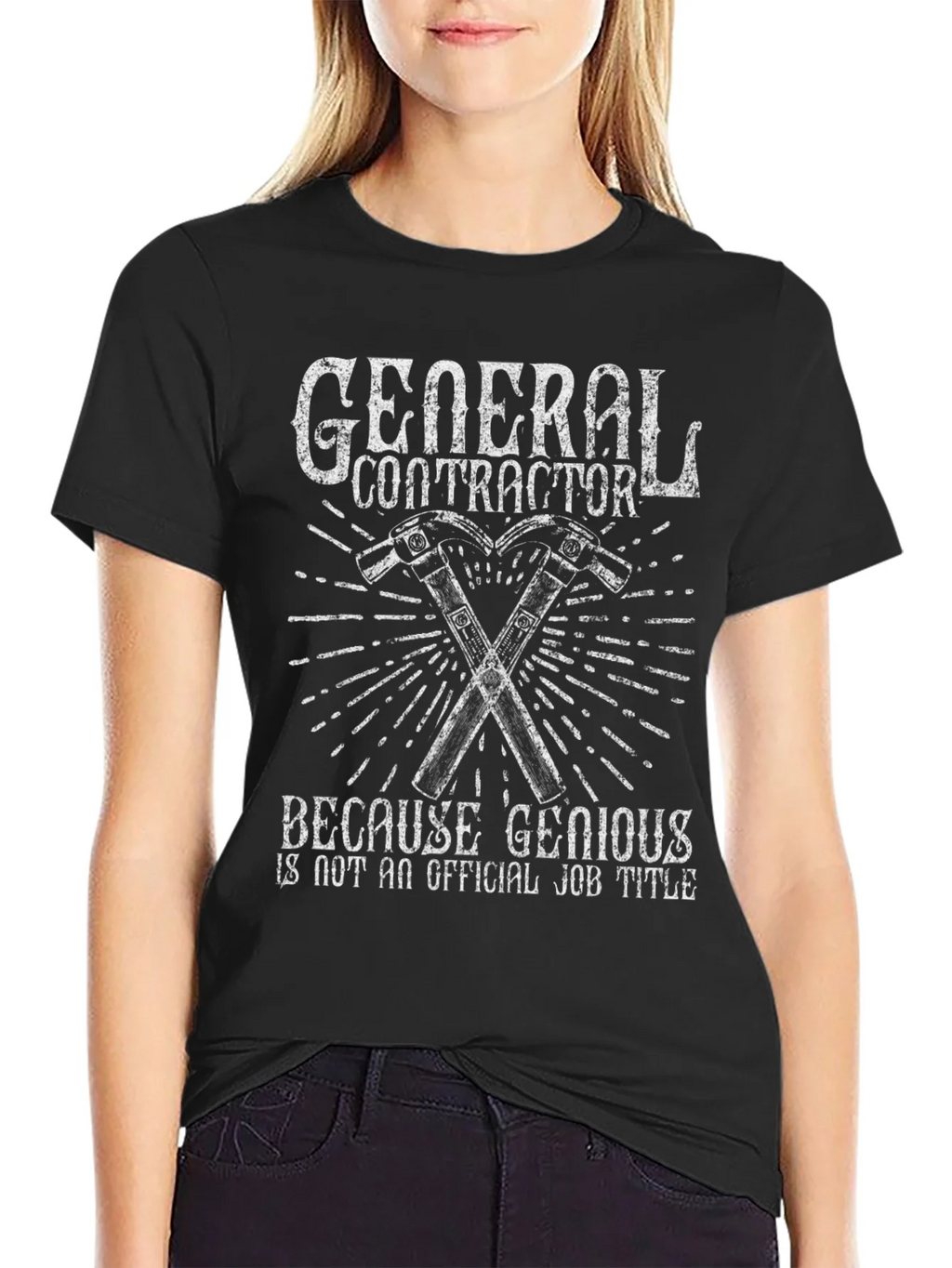 General Contractor T-Shirt - Funny Construction Worker Tee product image 2