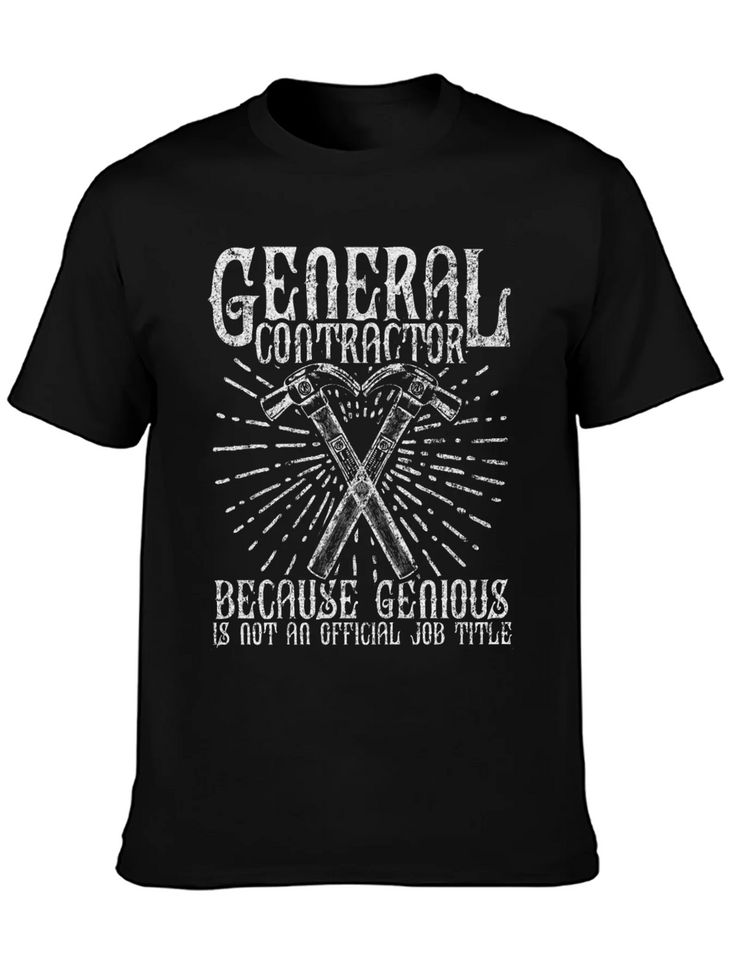 General Contractor T-Shirt - Funny Construction Worker Tee product image 3