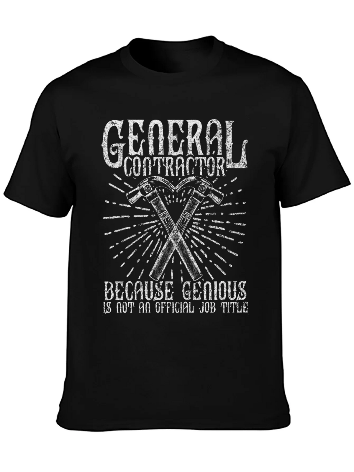 General Contractor T-Shirt - Funny Construction Worker Tee product image 3