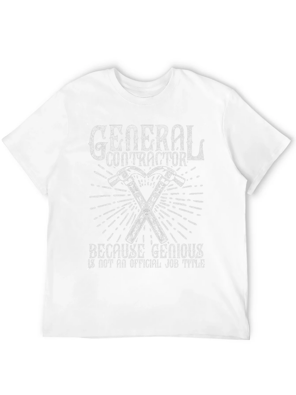 General Contractor T-Shirt - Funny Construction Worker Tee product image 11