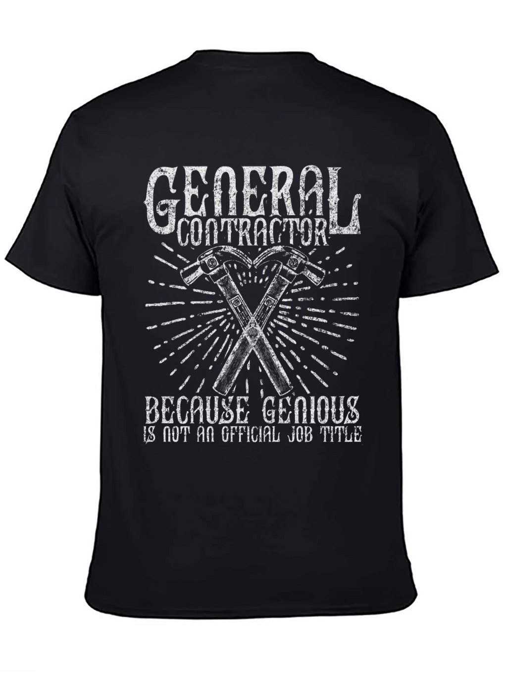 General Contractor T-Shirt - Funny Construction Worker Tee product image 4
