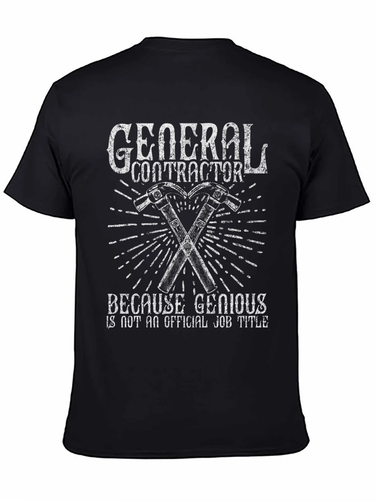 General Contractor T-Shirt - Funny Construction Worker Tee product image 4