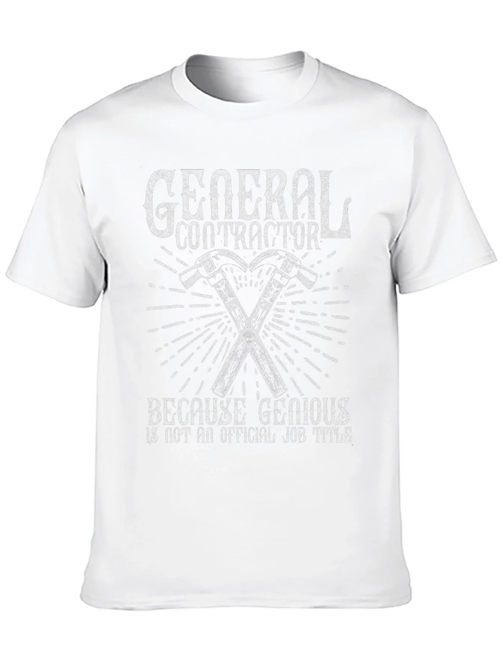 General Contractor T-Shirt - Funny Construction Worker Tee product image 9