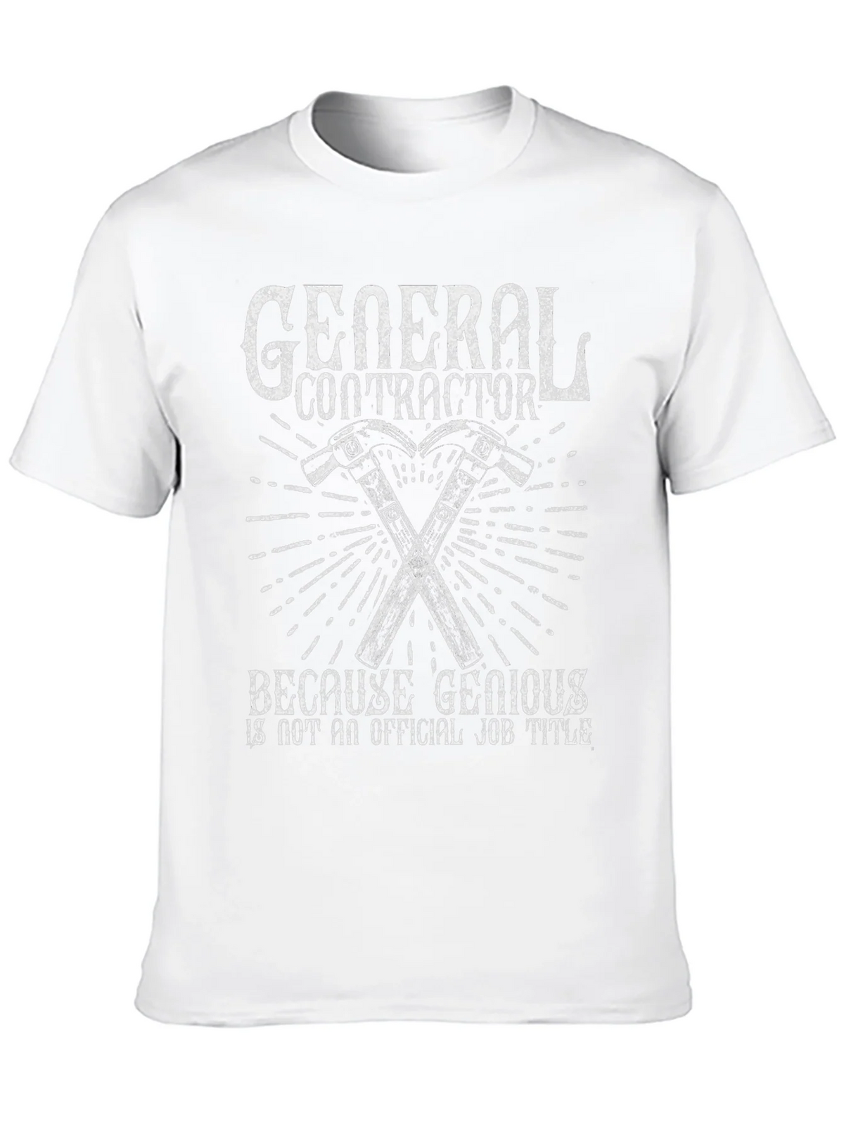 General Contractor T-Shirt - Funny Construction Worker Tee product image 9