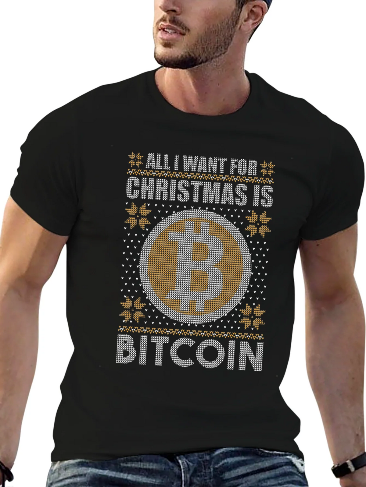 Bitcoin Christmas T-Shirt product image 6