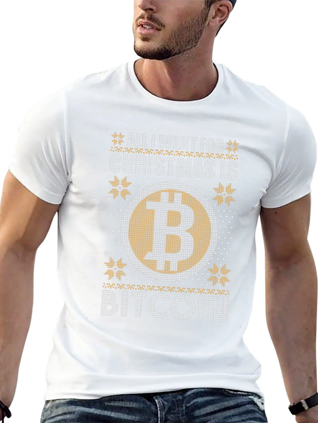 Bitcoin Christmas T-Shirt product image 12