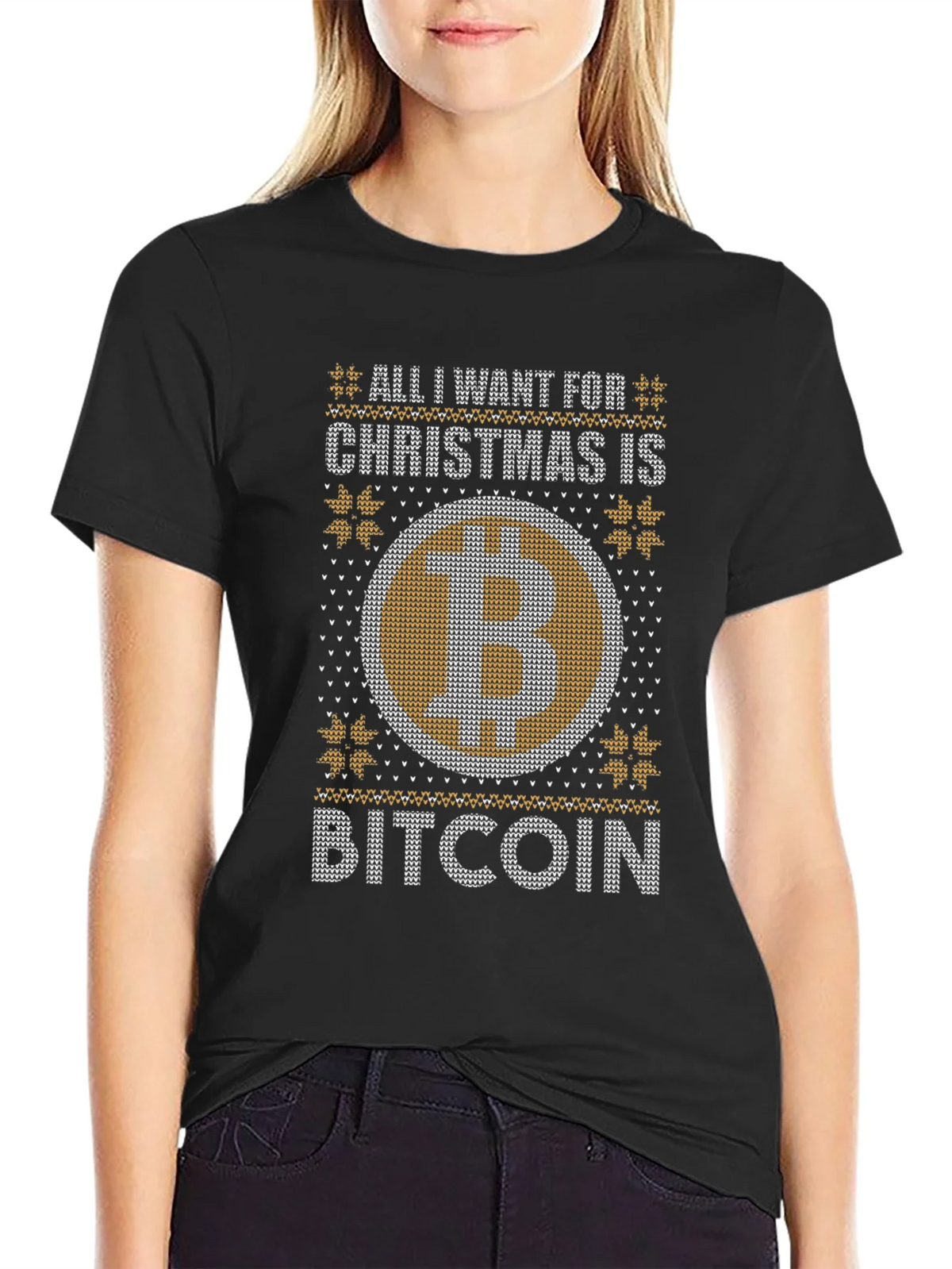 Bitcoin Christmas T-Shirt product image 2