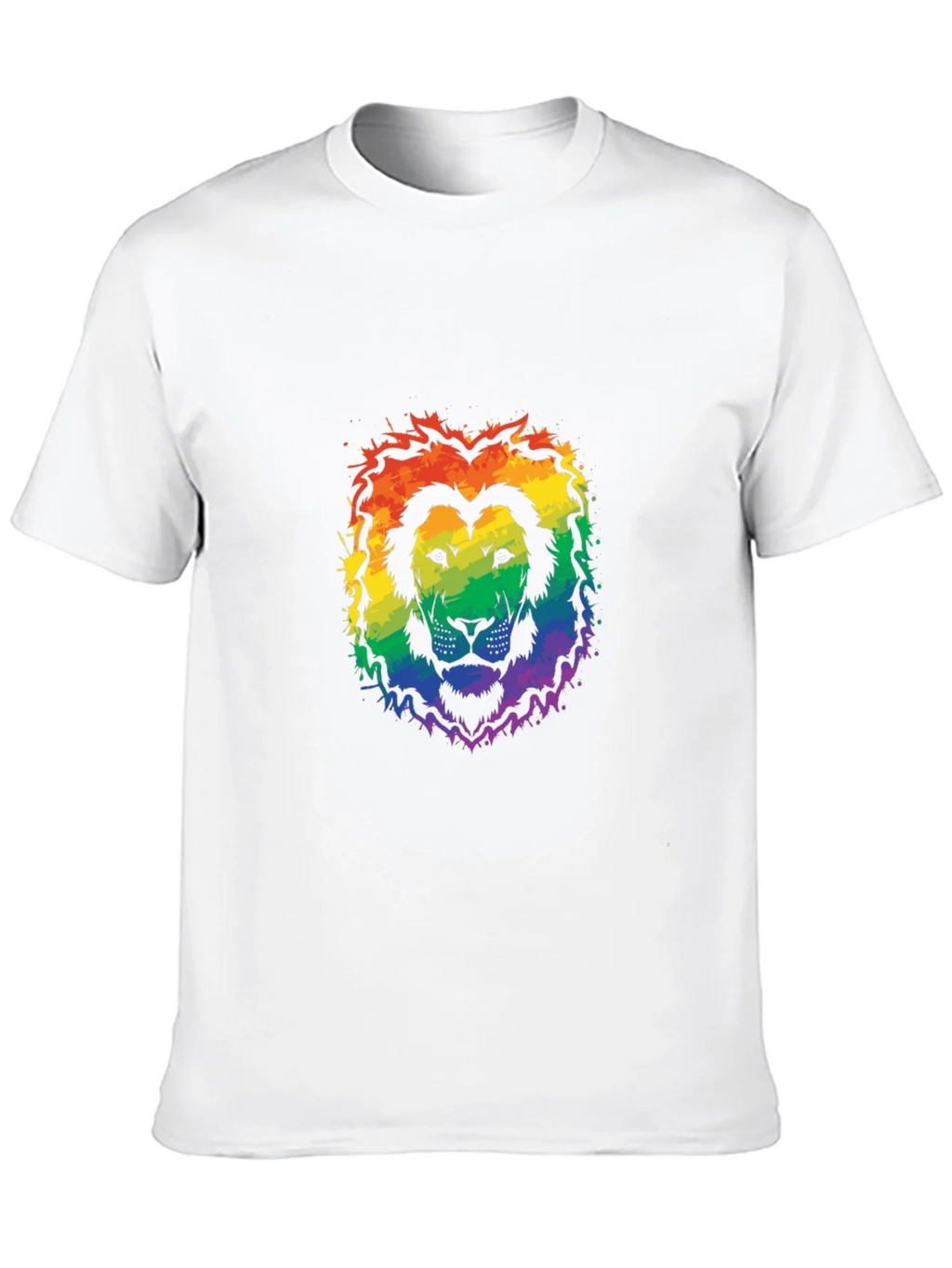 Rainbow Pride Lion Graphic Tee product image 9