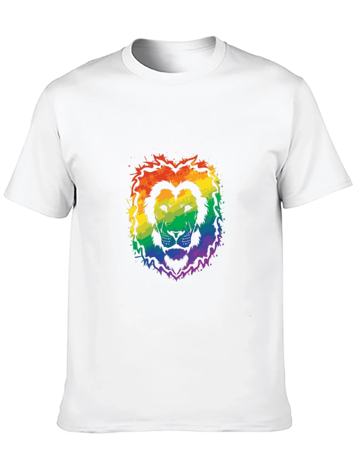 Rainbow Pride Lion Graphic Tee product image 9