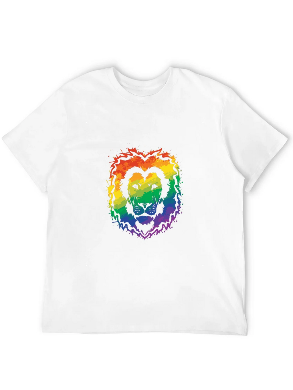 Rainbow Pride Lion Graphic Tee product image 11