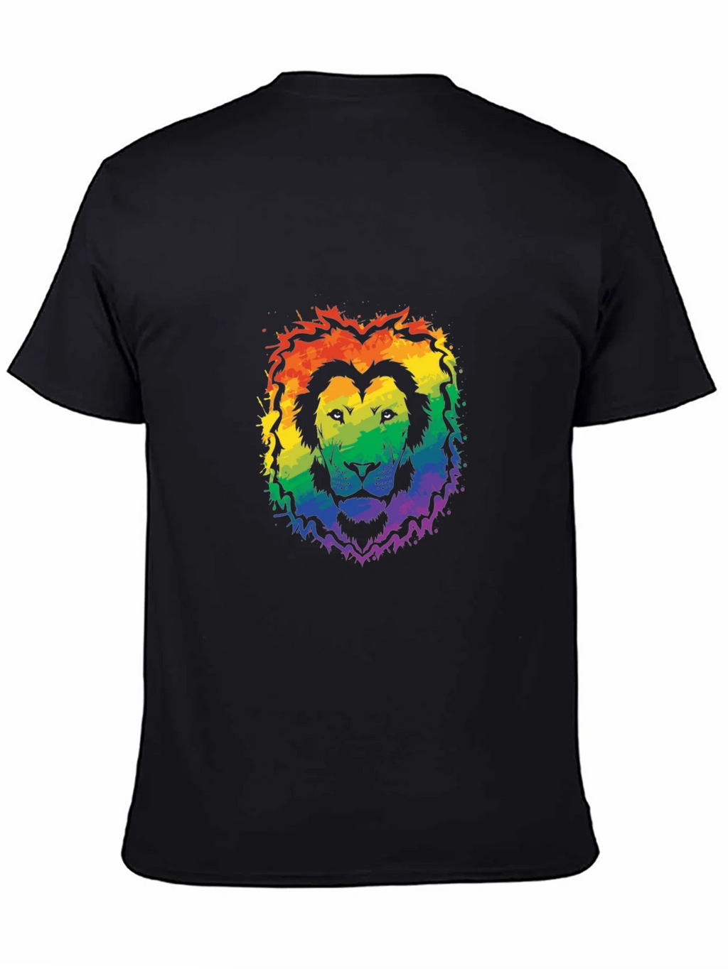 Rainbow Pride Lion Graphic Tee product image 4