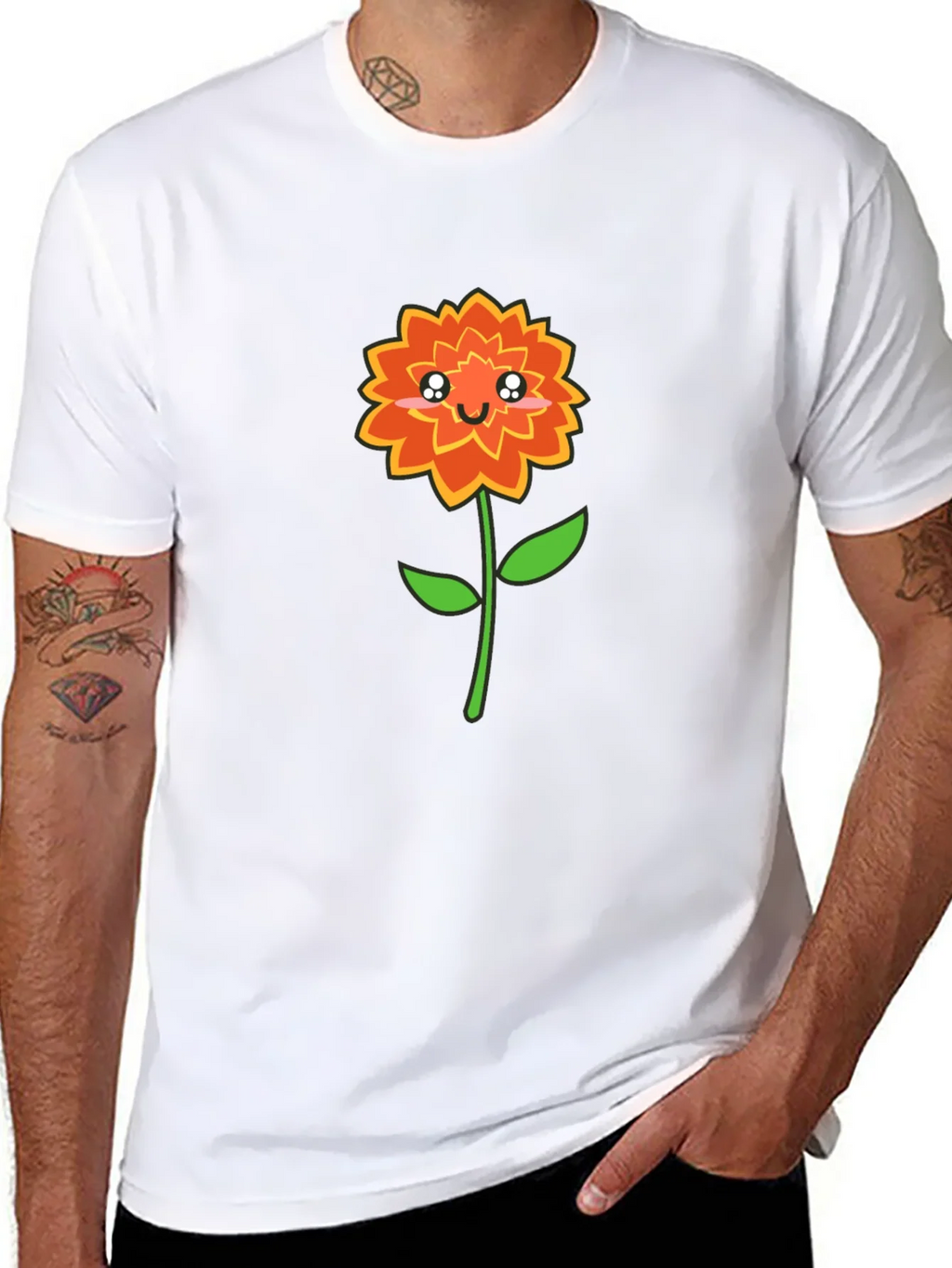 Cute Kawaii Flower Graphic T-Shirt product image 7