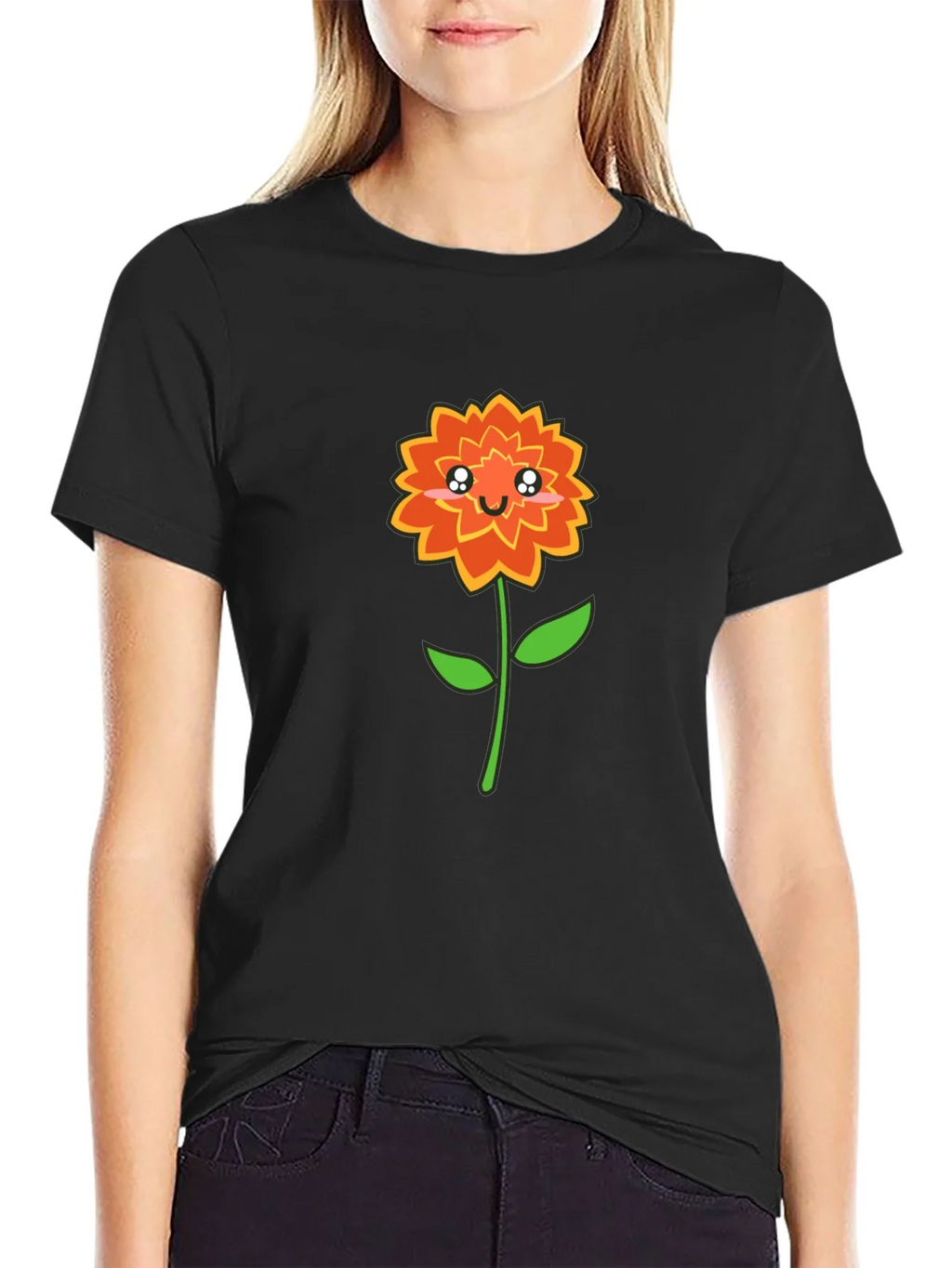 Cute Kawaii Flower Graphic T-Shirt product image 2