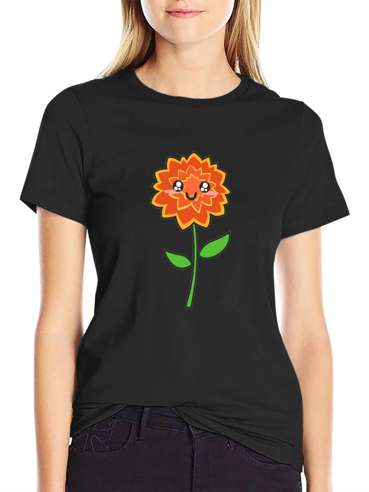 Cute Kawaii Flower Graphic T-Shirt product image 2