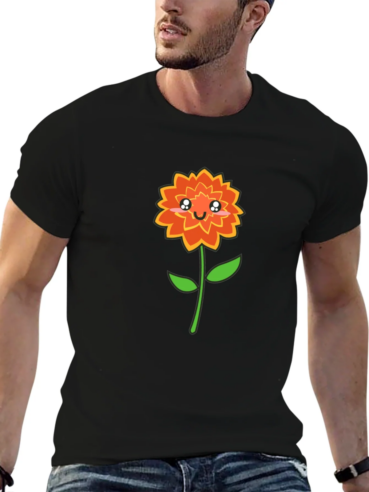 Cute Kawaii Flower Graphic T-Shirt product image 6