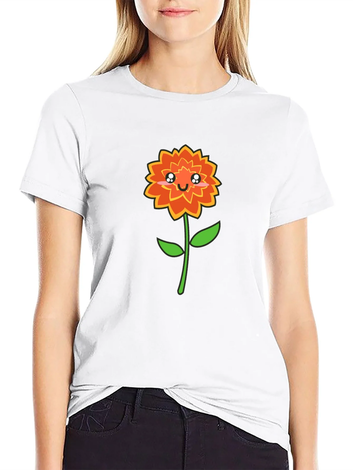Cute Kawaii Flower Graphic T-Shirt product image 8