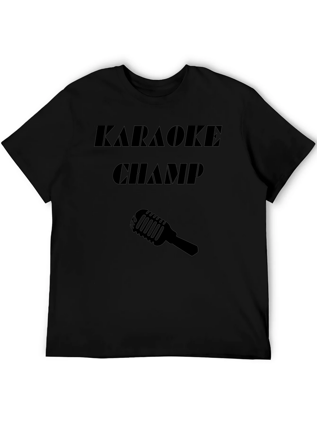Karaoke Champ Black Graphic Tee product image 5