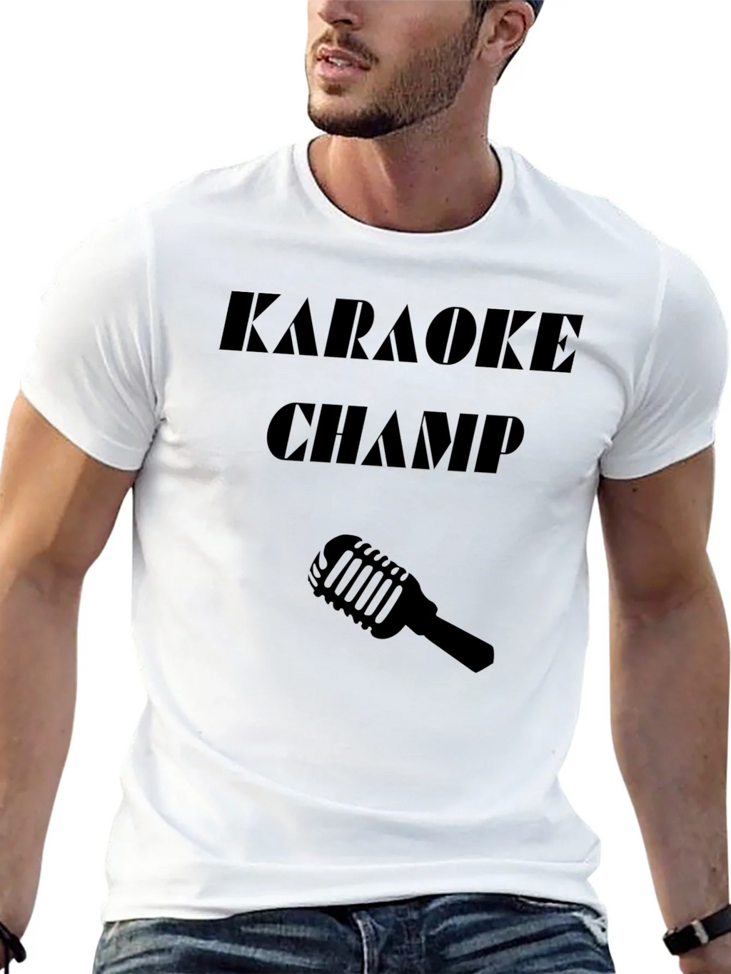 Karaoke Champ Black Graphic Tee product image 12