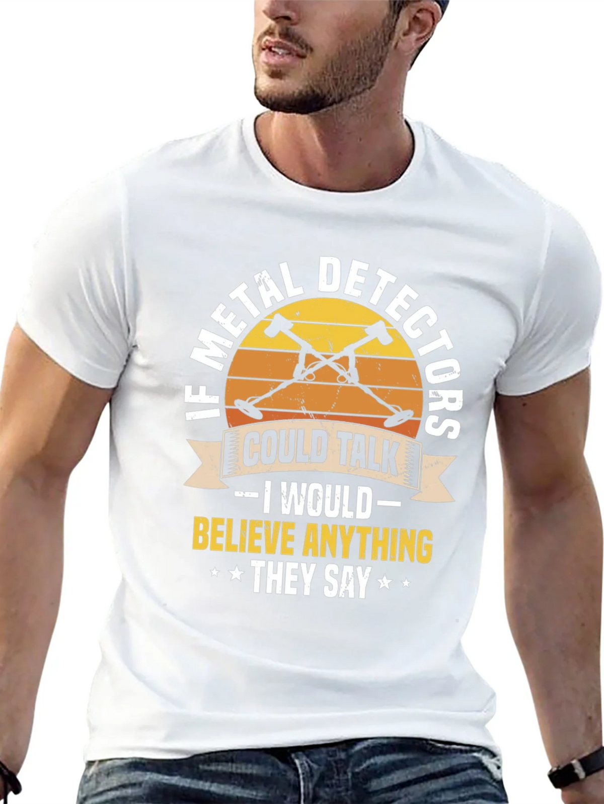 Metal Detector T-Shirt - If Detectors Could Talk product image 10