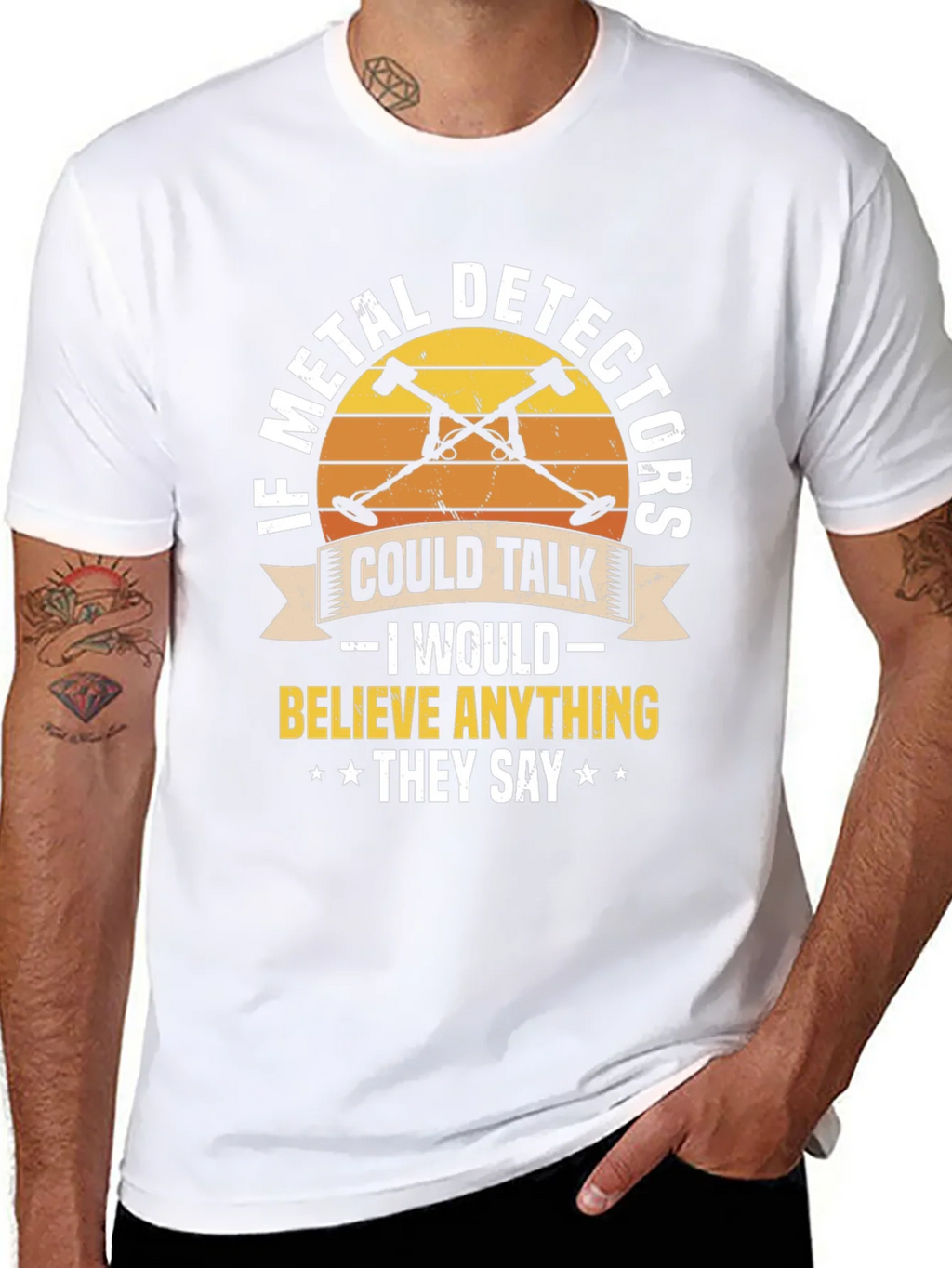 Metal Detector T-Shirt - If Detectors Could Talk product image 6