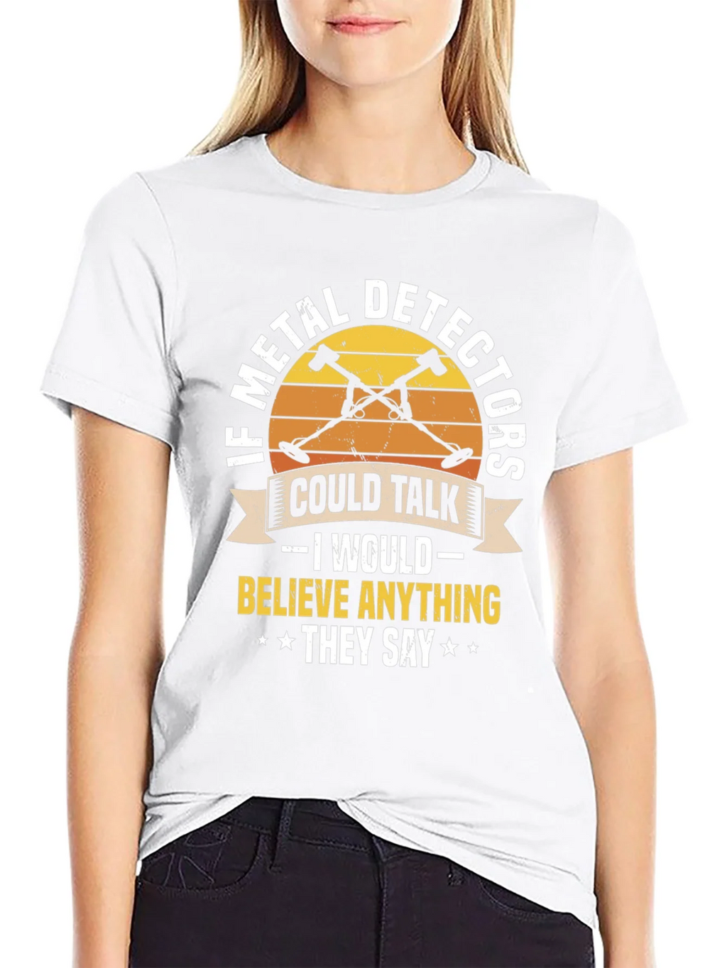 Metal Detector T-Shirt - If Detectors Could Talk product image 7