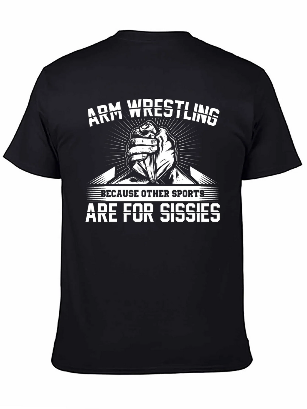 Arm Wrestling Sissies Graphic T-Shirt product image 3
