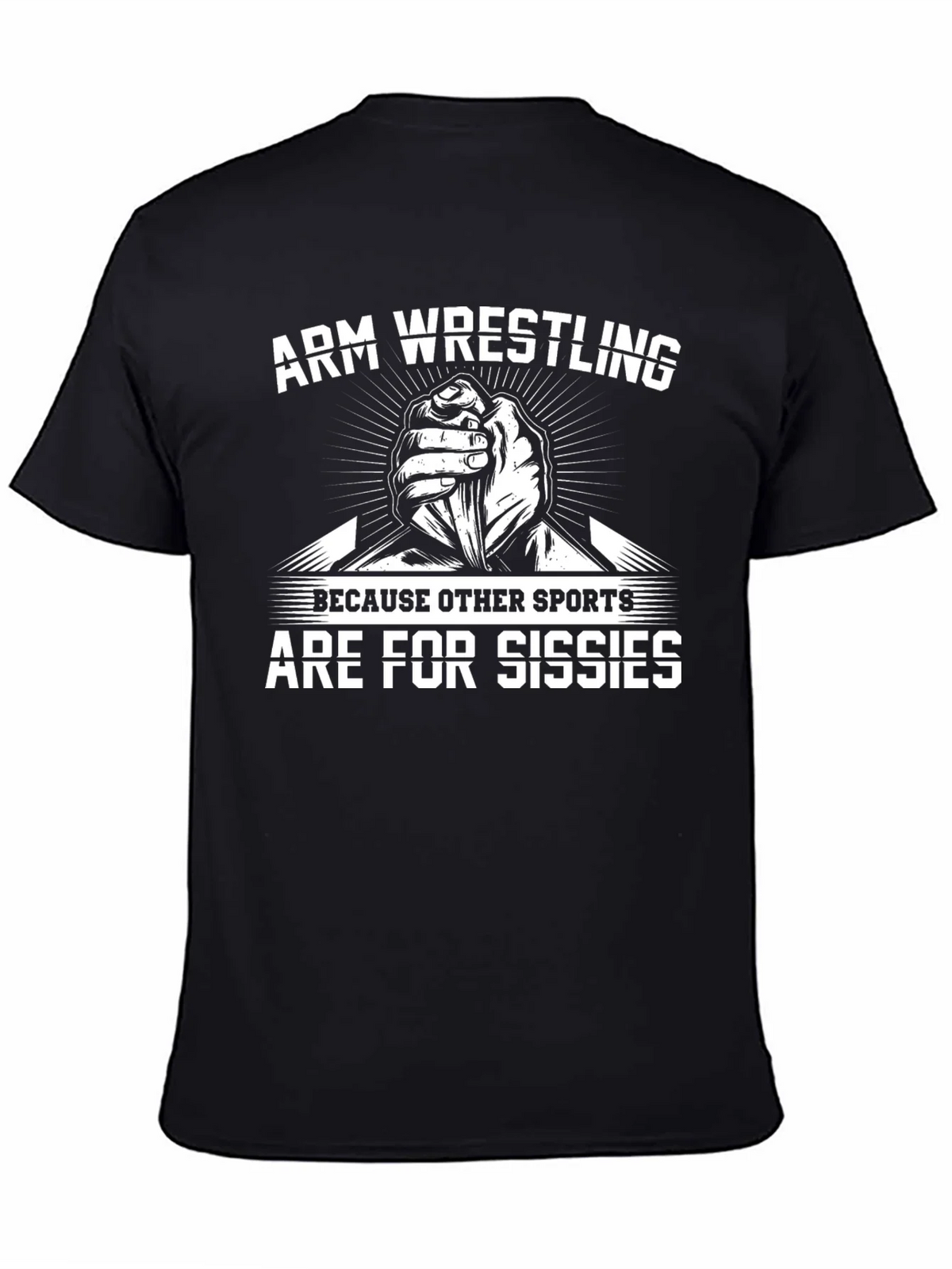 Arm Wrestling Sissies Graphic T-Shirt product image 3