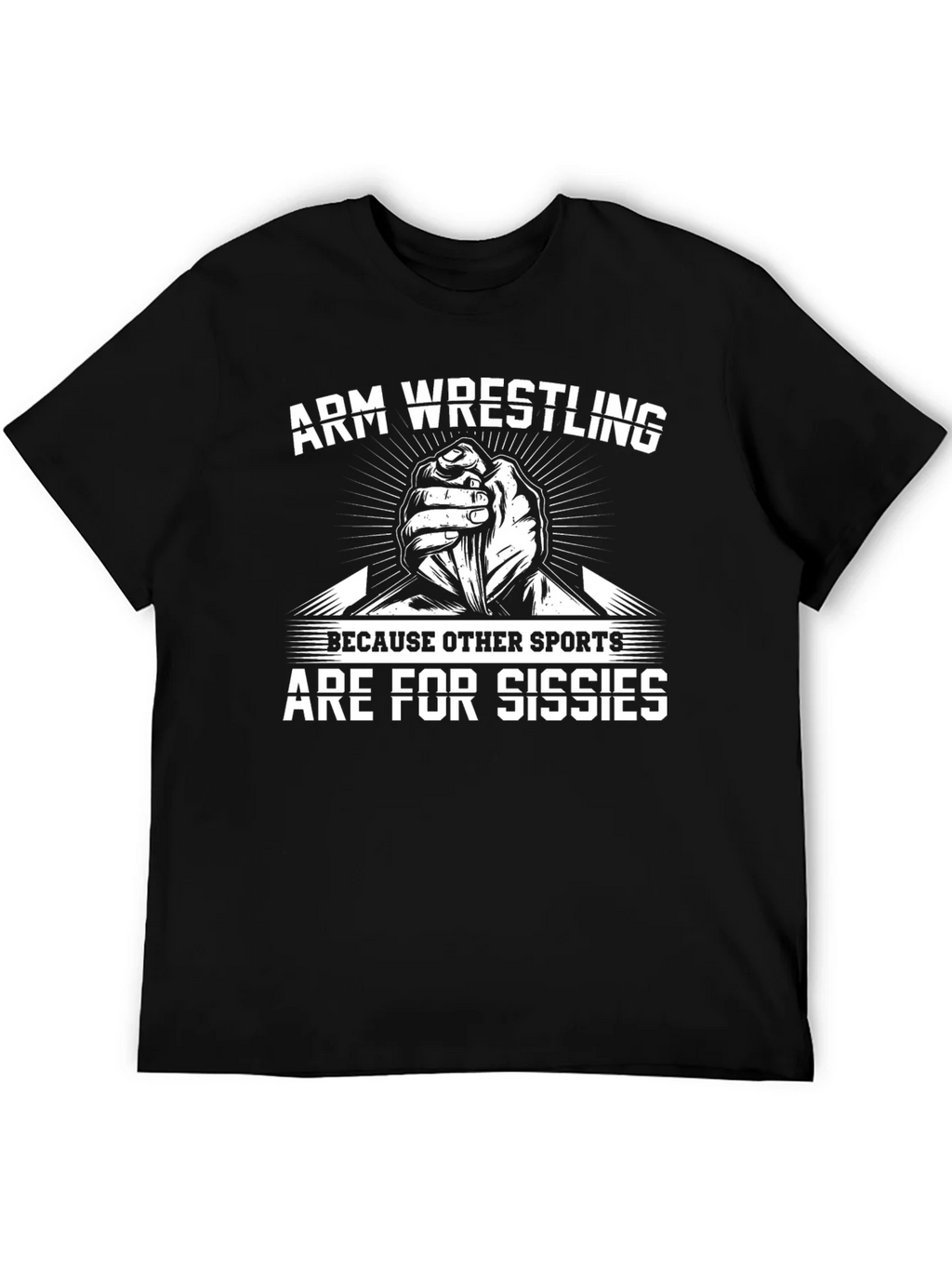 Arm Wrestling Sissies Graphic T-Shirt product image 4