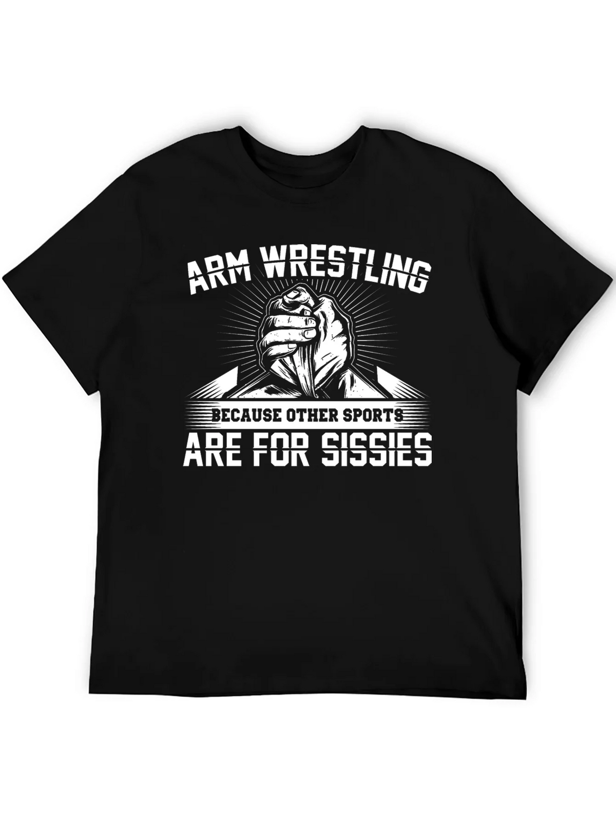 Arm Wrestling Sissies Graphic T-Shirt product image 4