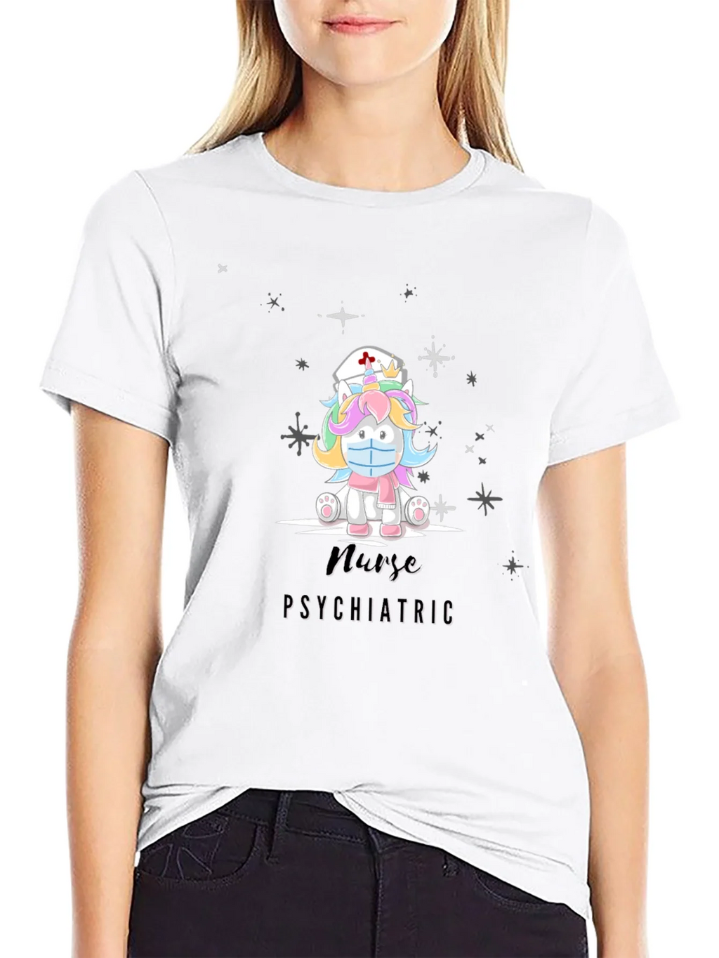 Nurse Psychiatric Unicorn T-Shirt product image 6