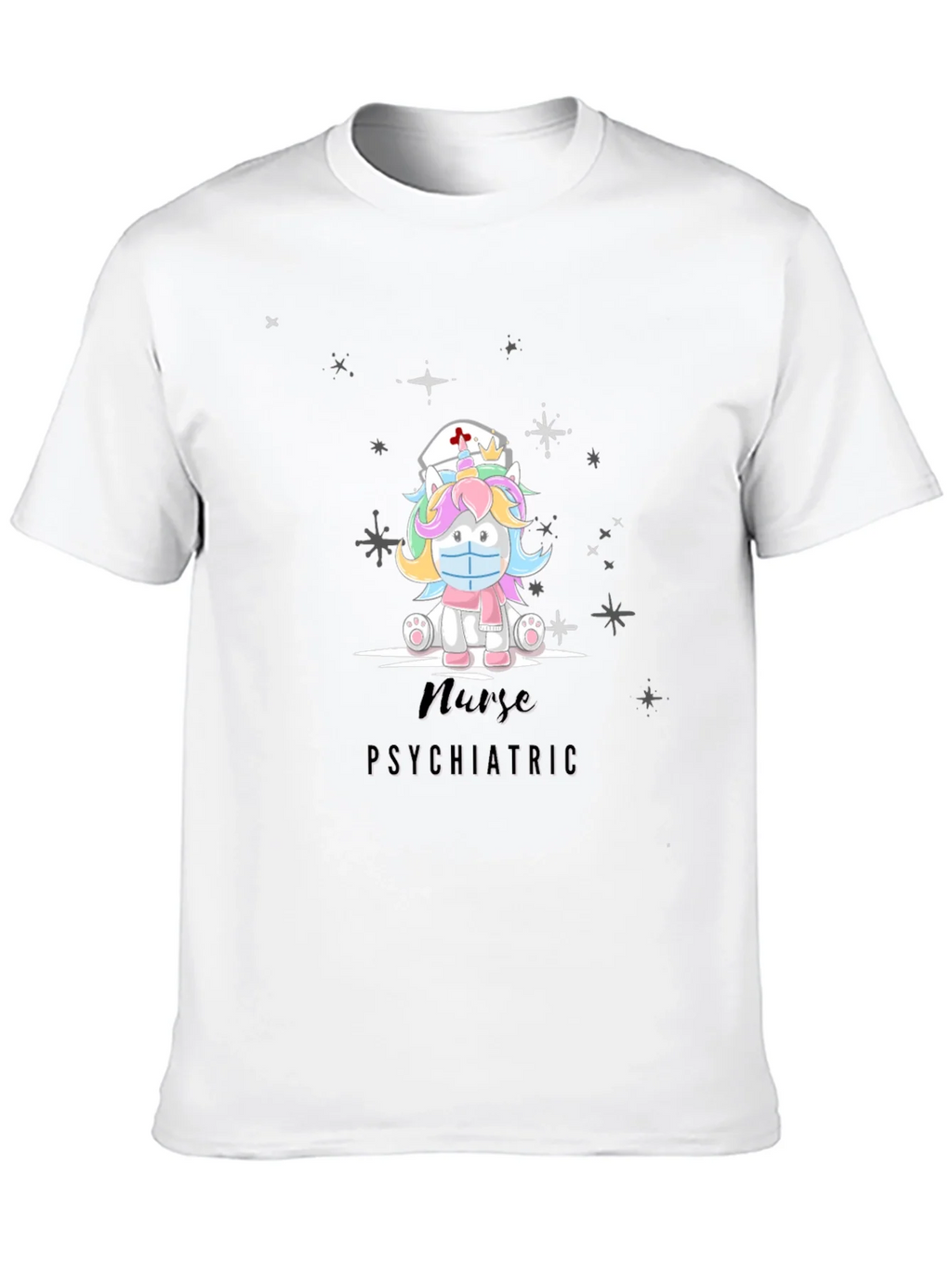 Nurse Psychiatric Unicorn T-Shirt product image 7