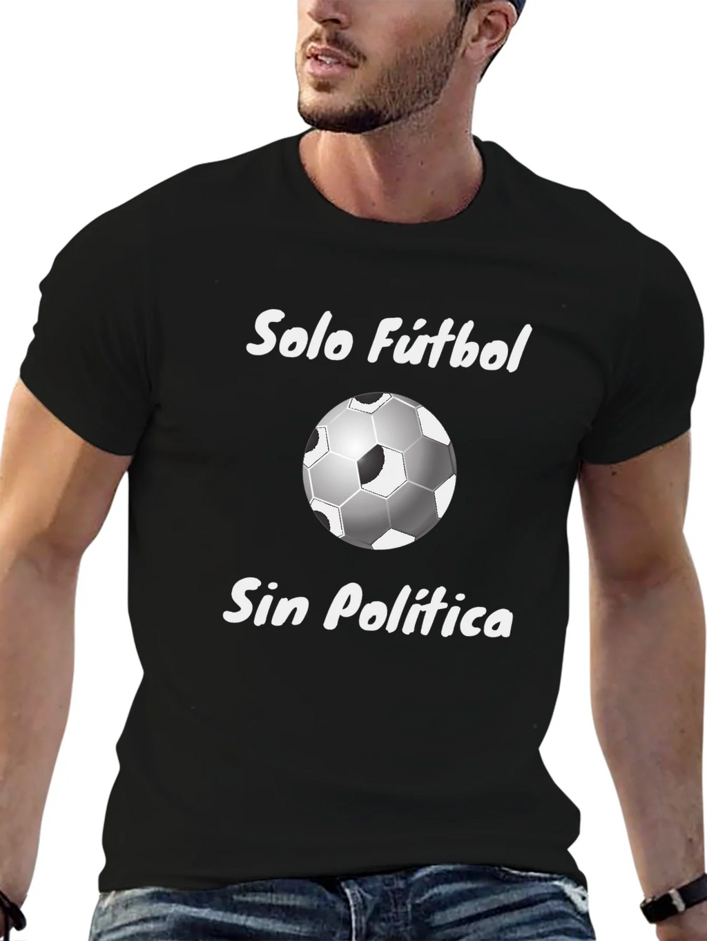 Solo Futbol Tee - Soccer Ball Graphic T-Shirt product image 6