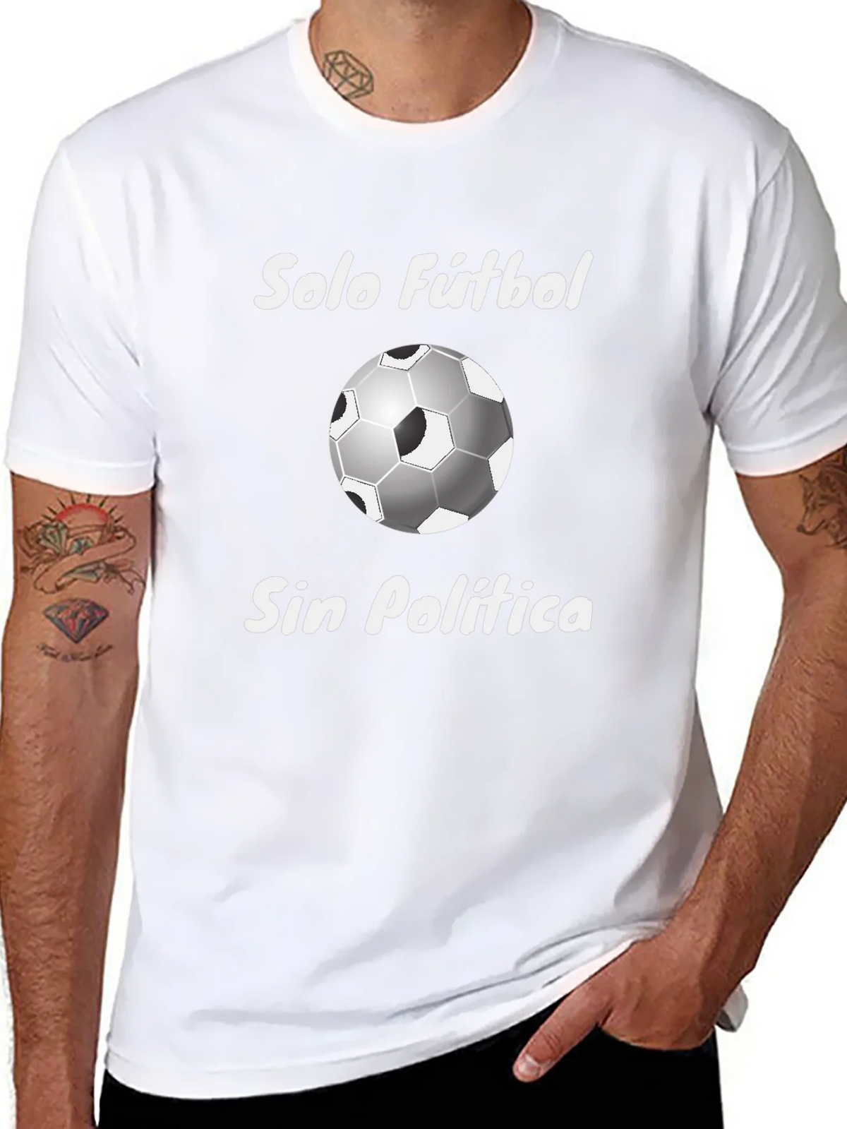 Solo Futbol Tee - Soccer Ball Graphic T-Shirt product image 7