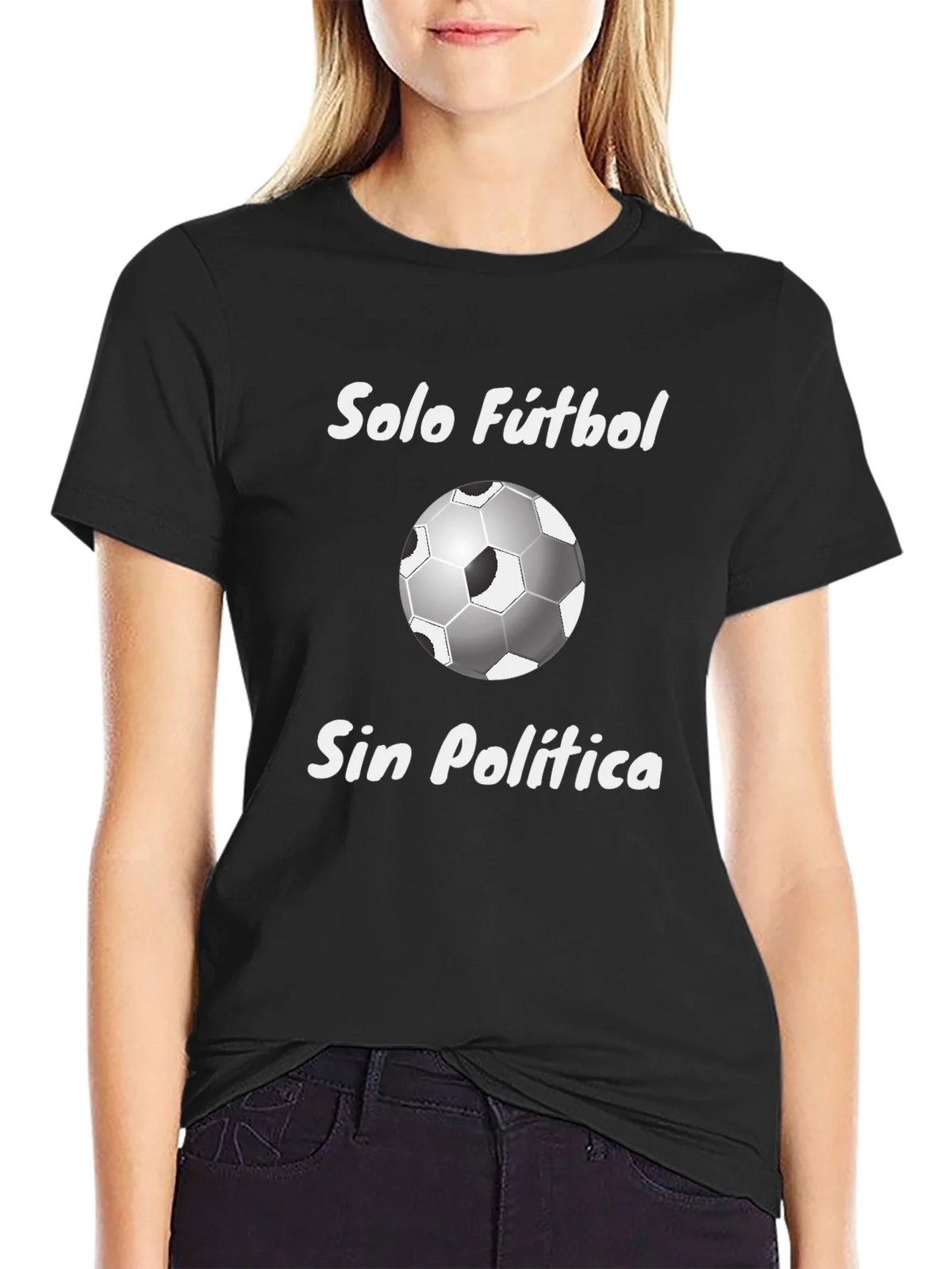 Solo Futbol Tee - Soccer Ball Graphic T-Shirt product image 2