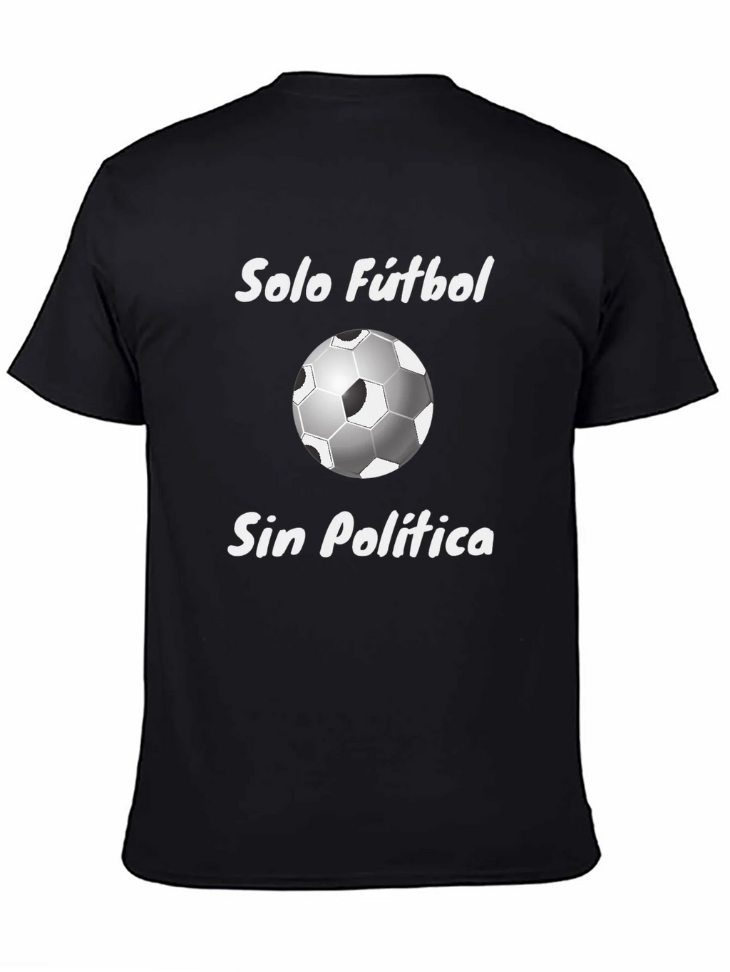 Solo Futbol Tee - Soccer Ball Graphic T-Shirt product image 4