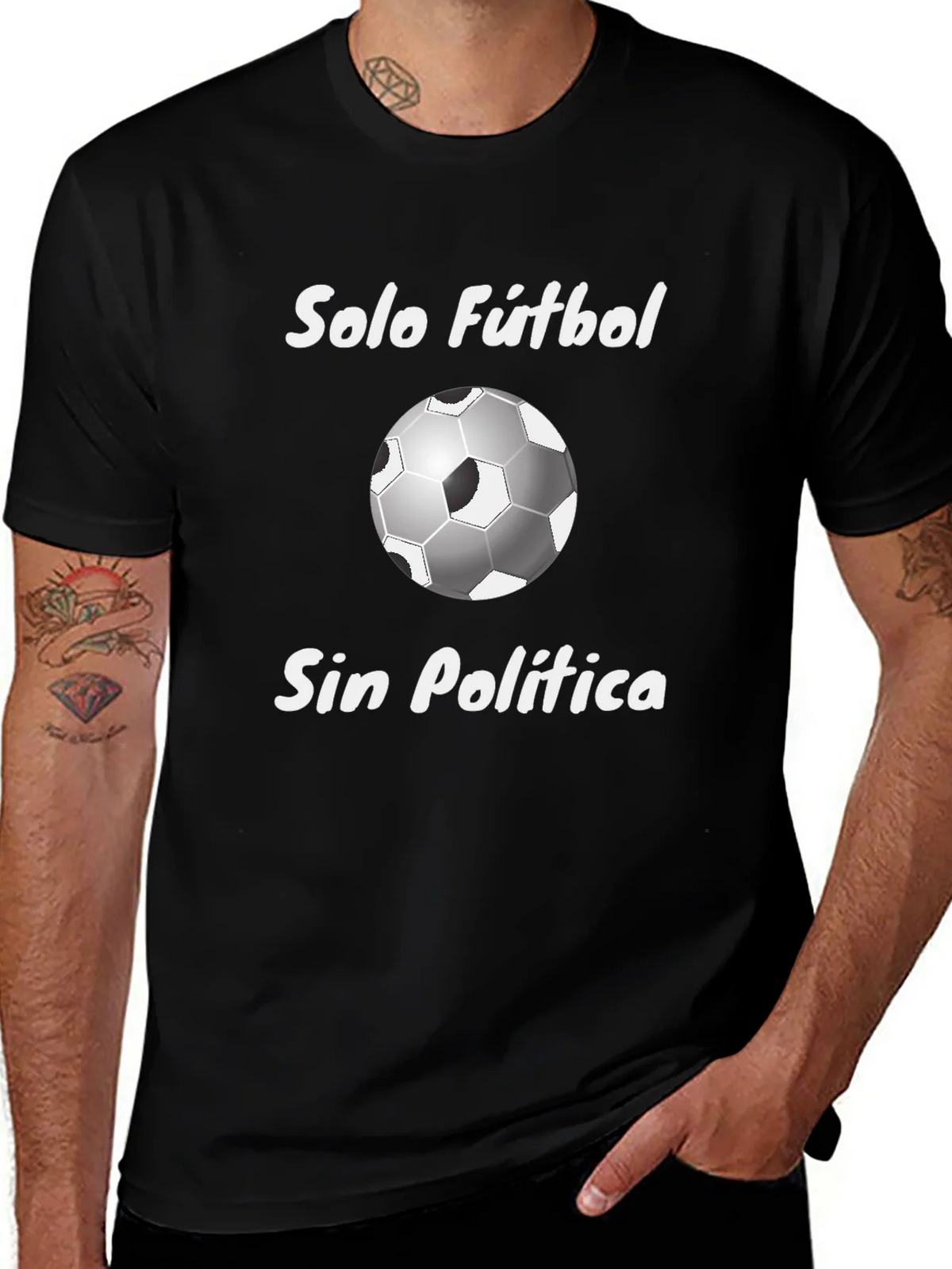 Solo Futbol Tee - Soccer Ball Graphic T-Shirt product image 1