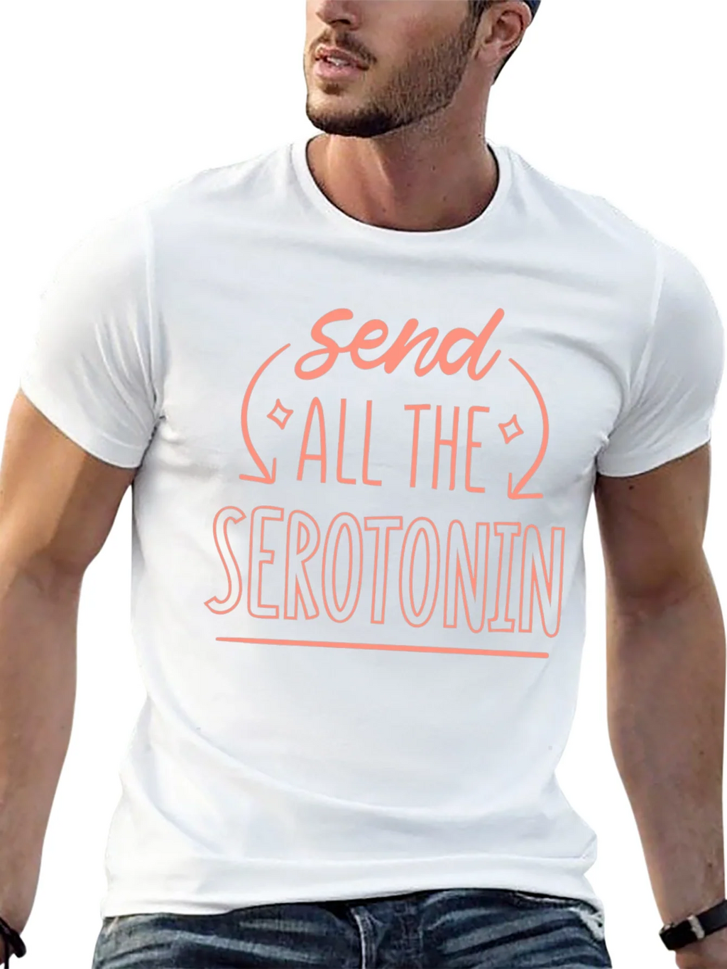 Send All The Serotonin Graphic Tee product image 12