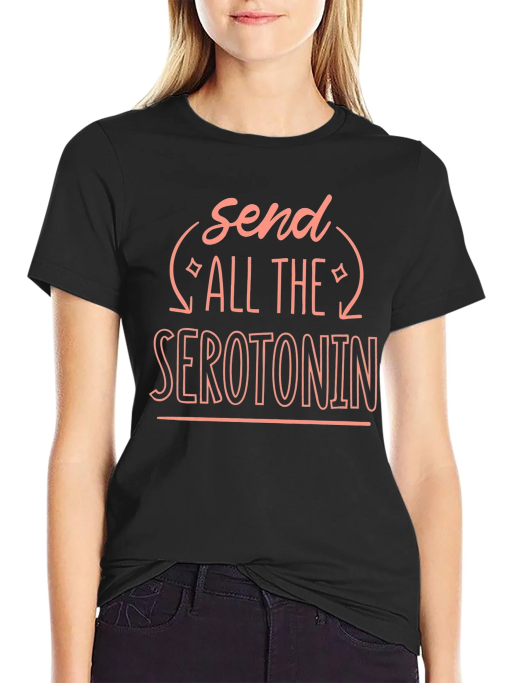 Send All The Serotonin Graphic Tee product image 2